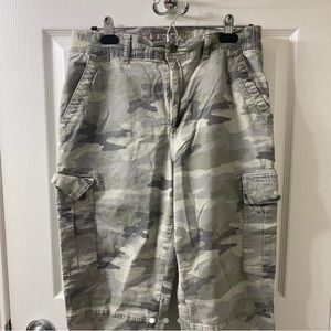 Green Camo Cargo Pants